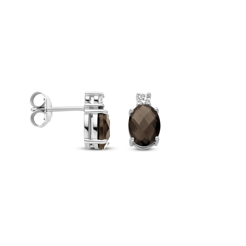 klassieke-stijl-zilveren-oorknoppen-met-ovale-rookkwarts-en-zirkonia-hoogte-10-5-mm