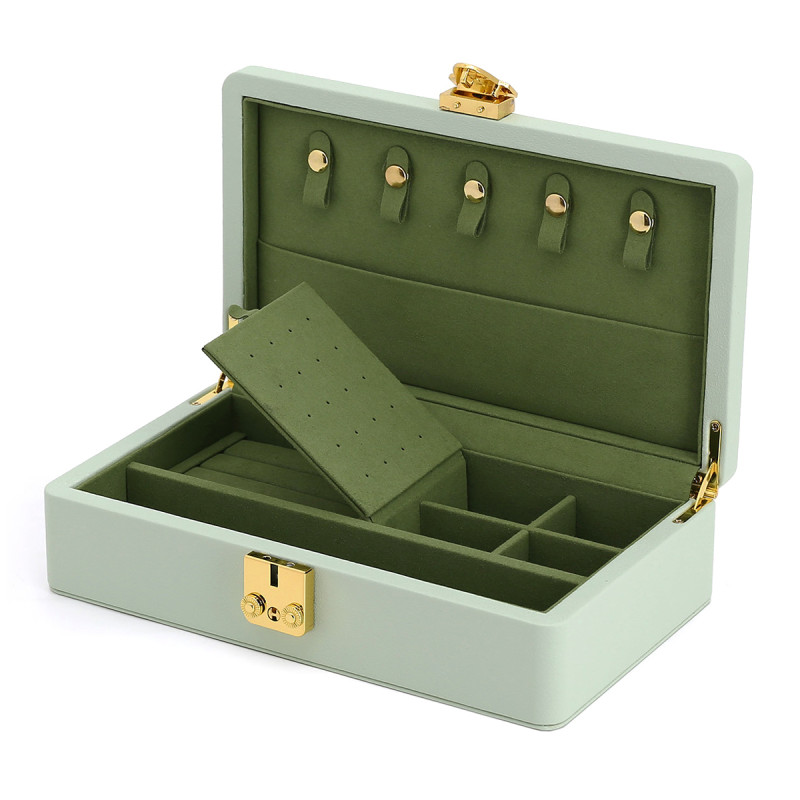 mintgroene-sieradendoos-rechthoekig-met-goudkleurige-rits