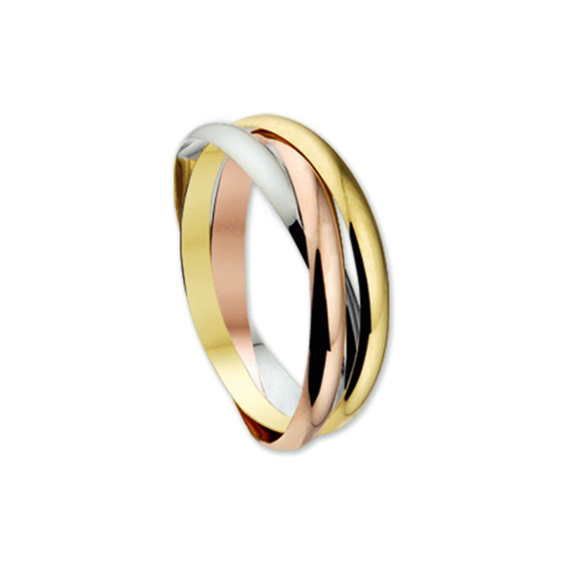 Yellow gold ring, 8,3 mm.