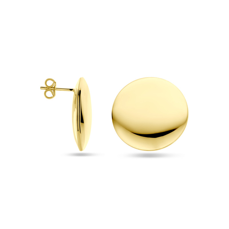 platte-gold-plated-oorknoppen-diameter-23-mm