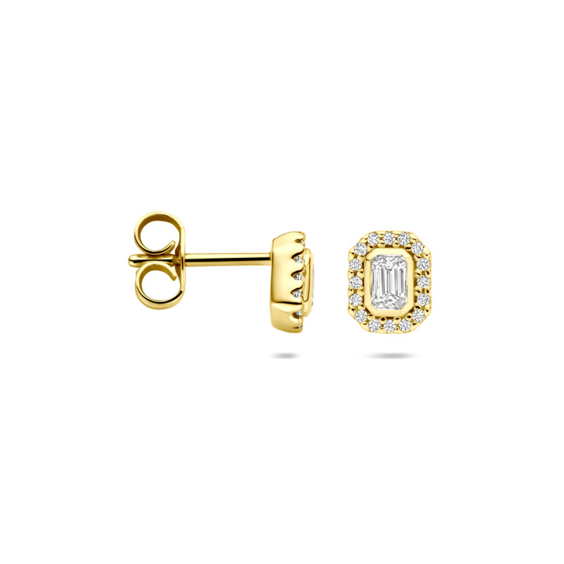 rechthoekige-14-karaat-gouden-oorstekers-met-halo-van-diamanten-0-34-crt-5-5-mm-breed-hoogte-7-mm