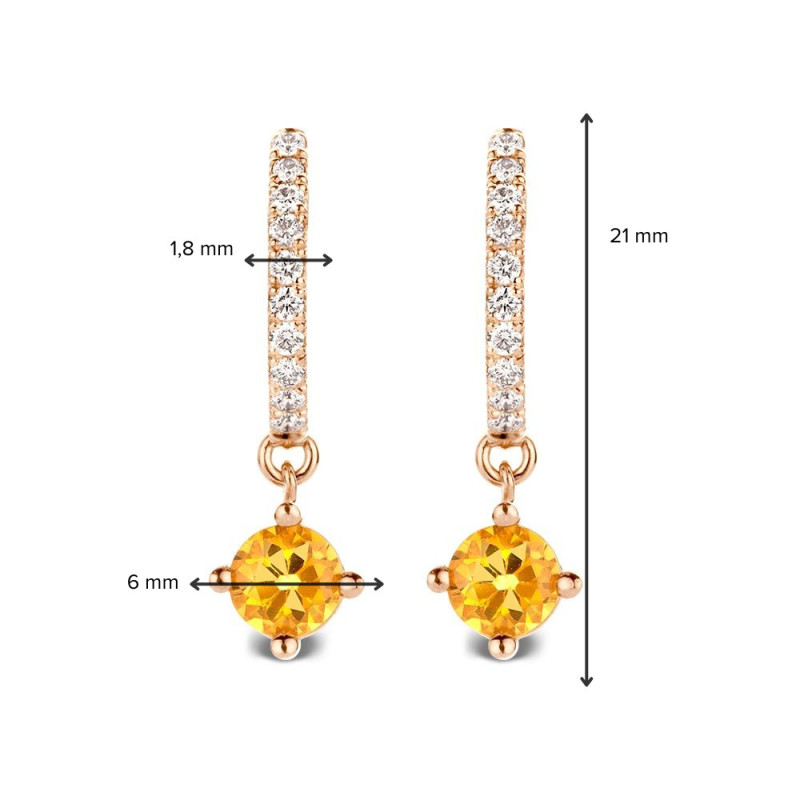 rosegouden-klapoorringen-met-diamanten-en-oranje-saffieren-hangers-hoogte-21-mm