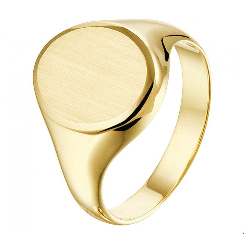 de eerste Scorch accumuleren Trendy gouden zegelring dames | Mostert Juweliers