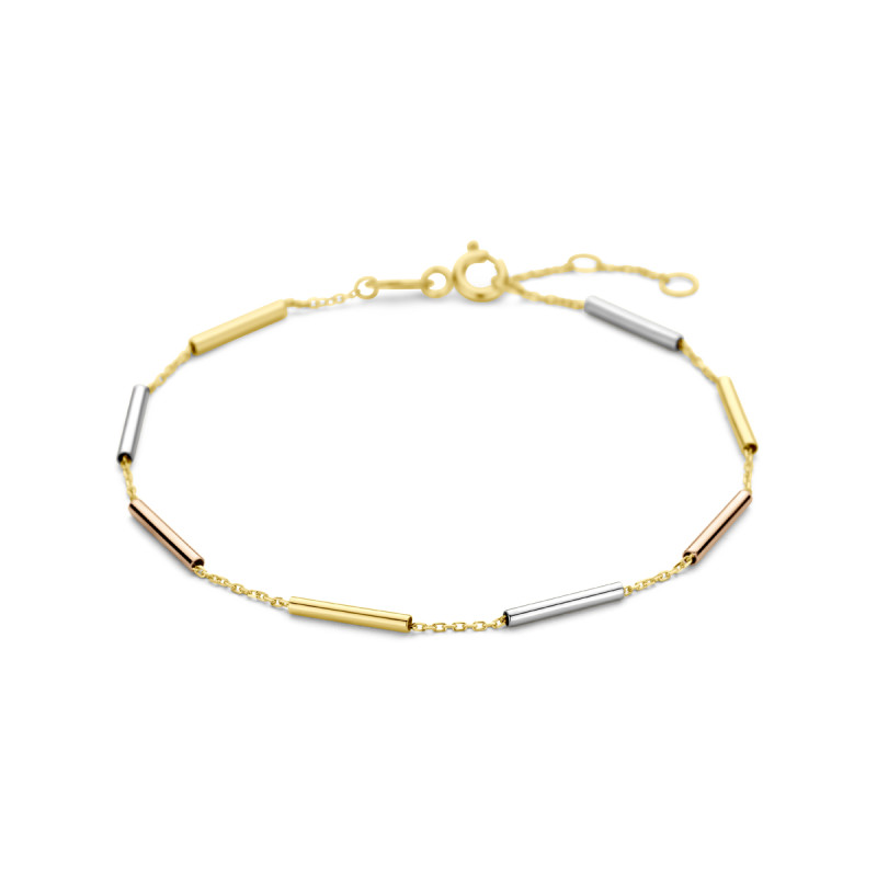 14 kt armband edelsteen multicolor – Juweliershuys van Simons