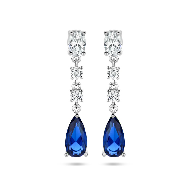 vintage-stijl-zilveren-oorhangers-met-blauwe-en-transparante-zirkonia-s-30-mm