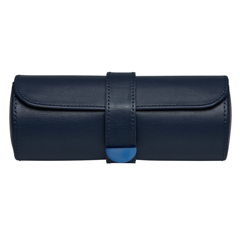 wolf1834-earth-190617-watch-roll-van-blauw-vegan-appelleer-en-wolf-signature-patroon-voor-3-horloges