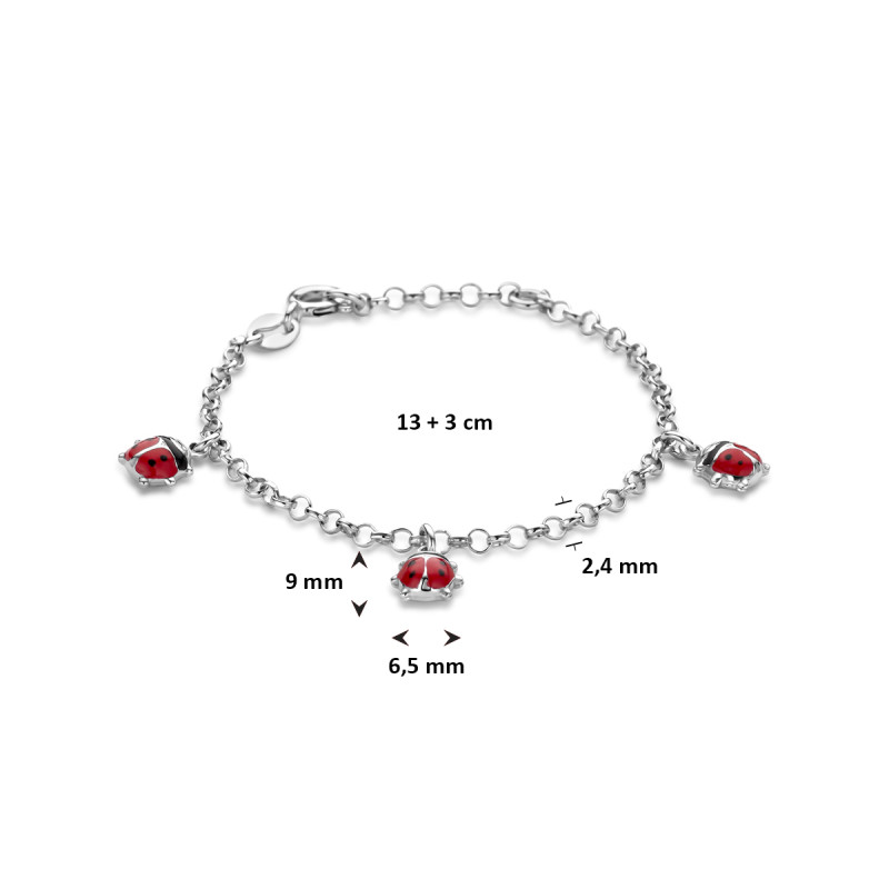 zilveren-armband-voor-kinderen-met-3-lieveheersbeestjes-2-4-mm-breed-lengte-13-16-cm