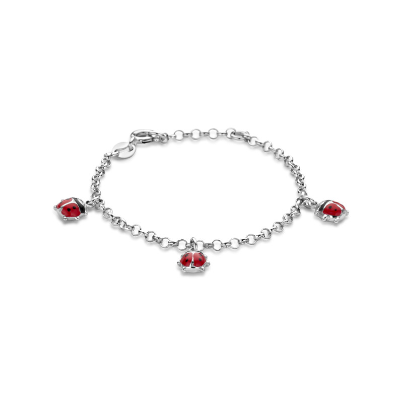 zilveren-armband-voor-kinderen-met-3-lieveheersbeestjes-2-4-mm-breed-lengte-13-16-cm