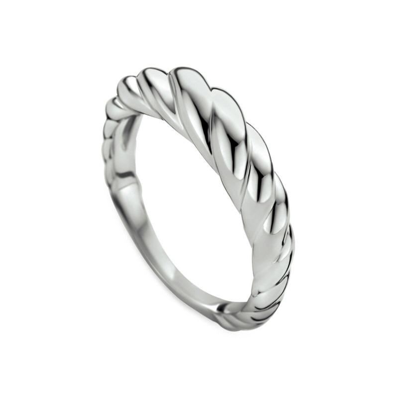 bewaker Watt Hoelahoep Zilveren gedraaide ring | Mostert Juweliers