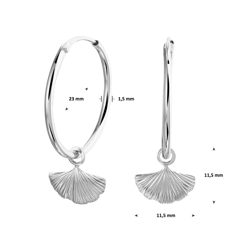 zilveren-oorbellen-met-hanger-blad