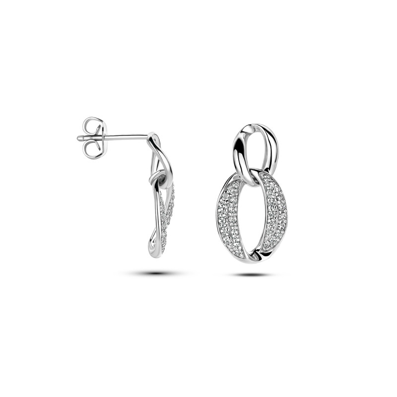 zilveren-oorhangers-met-twee-in-elkaar-geweven-ovale-schakels-en-zirkonia-s-10-5-mm-x-19-5-mm