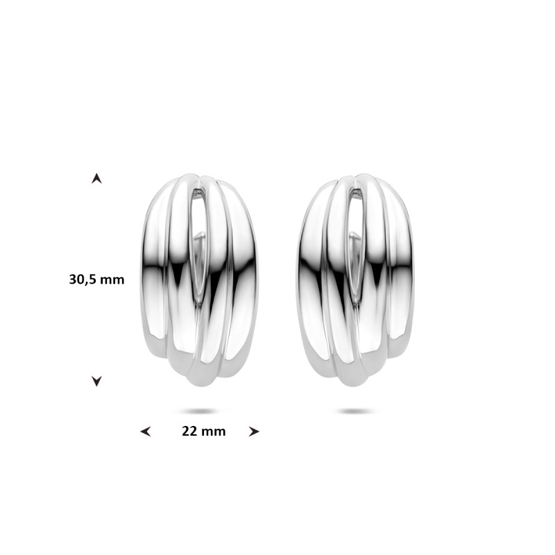 zilveren-stekeroorringen-glanzend-met-4-banen-22-mm-breed-hoogte-31-mm