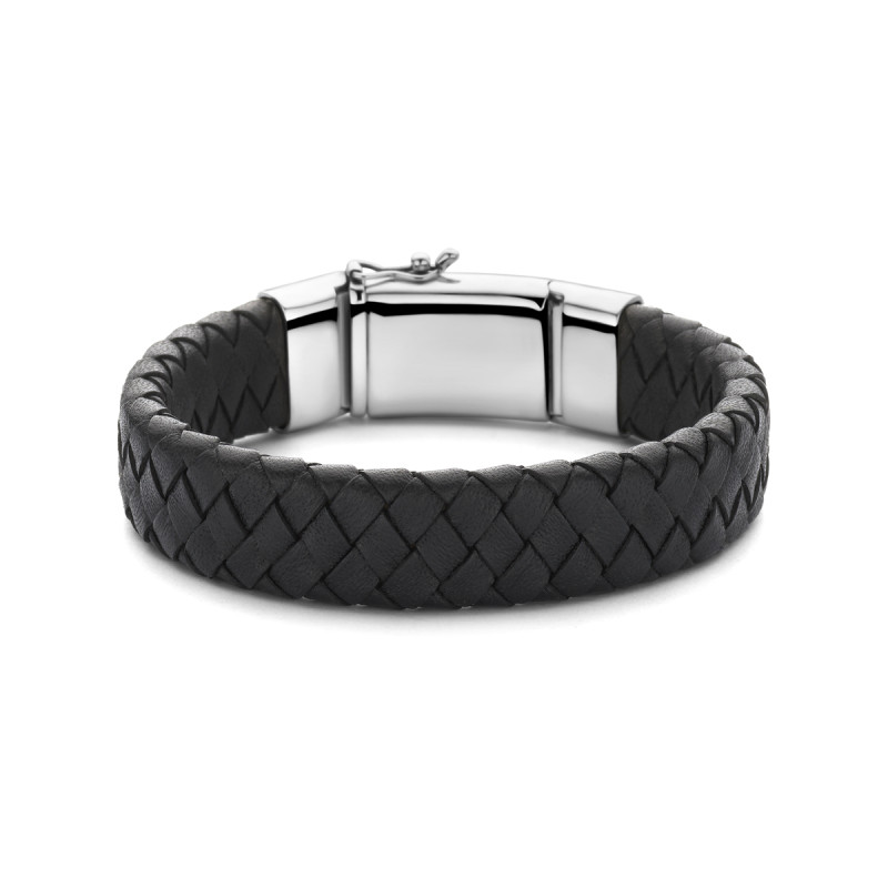 zwart-leren-armband-voor-heren-gevlochten-met-zilveren-sluiting-15-mm-breed-lengte-21-cm