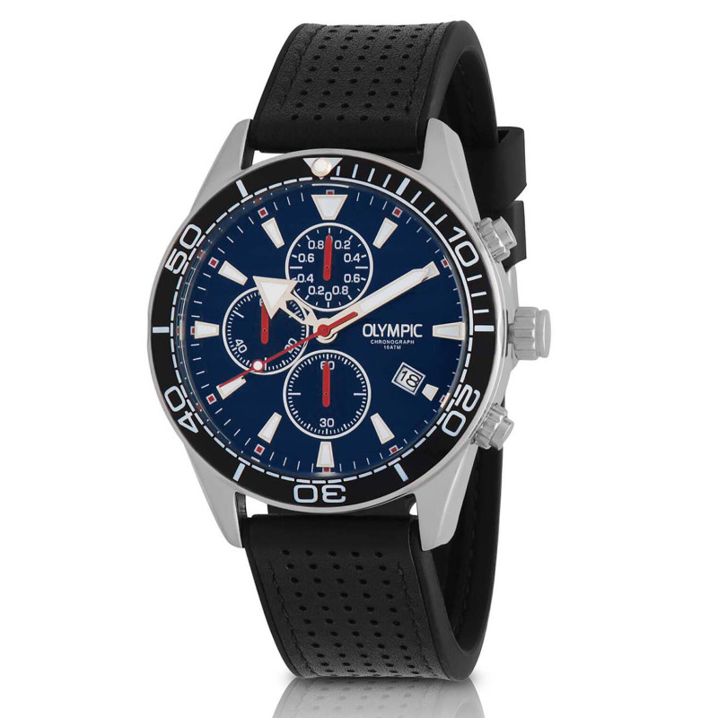 olympic-adam-ol72hsl075-herenhorloge-staal-met-blauwe-wijzerplaat-en-zwarte-leren-band-o-44-mm