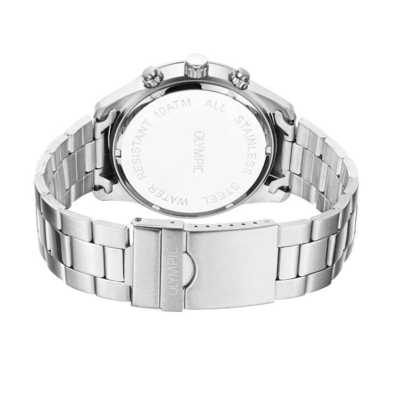 olympic-adam-ol72hss283-herenhorloge-zwarte-wijzerplaat-en-stalen-band-rond-diameter-44-mm