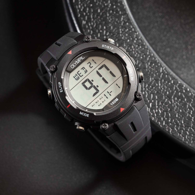 olympic-digital-kids-ol45hkr024-horloge-zwart-met-rode-siliconen-band-o-46-mm