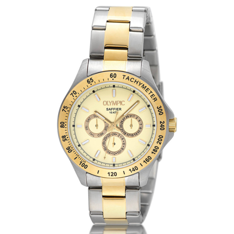 olympic-jeffrey-ol89hss052b-herenhorloge-bicolor-met-cremekleurige-wijzerplaat-o-42-mm