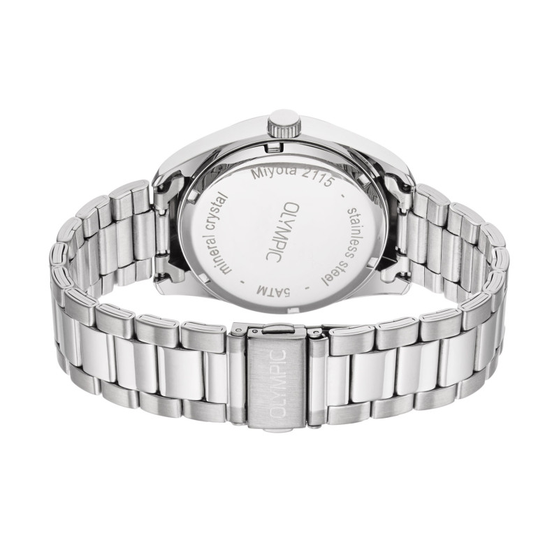 olympic-louis-ol75hss001-groen-zilverkleurig-herenhorloge-met-stalen-schakelband-o-39-mm