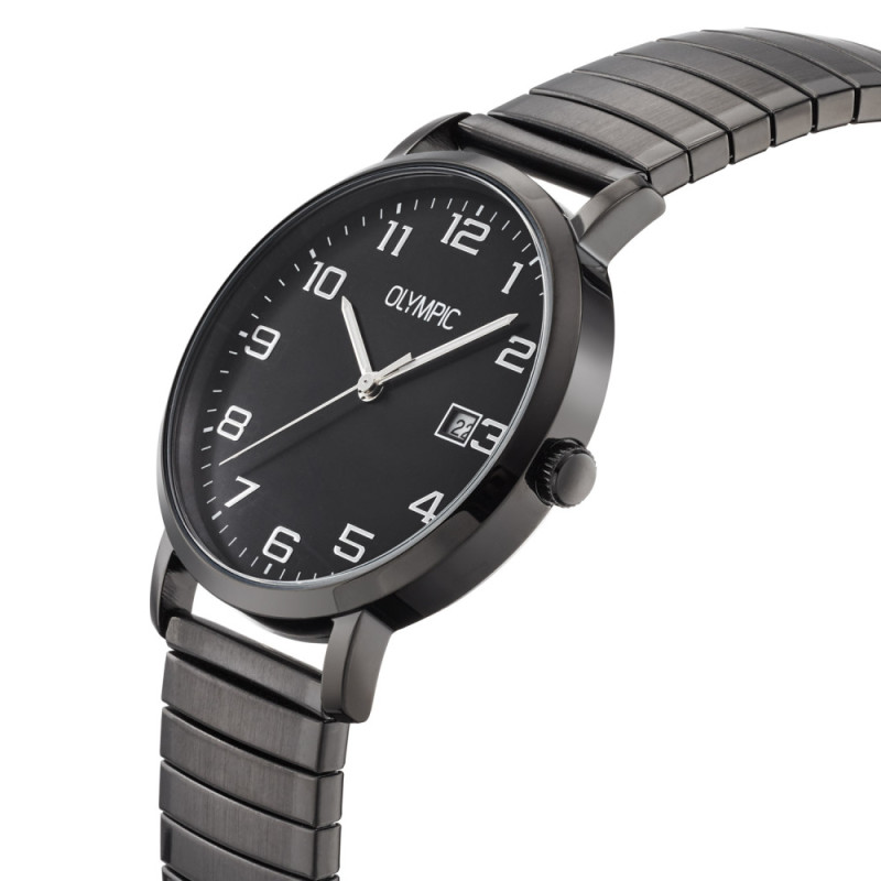 olympic-lucas-ol26hzz001-grijs-horloge-voor-heren-met-rekband-en-zwarte-wijzerplaat-o-37-mm