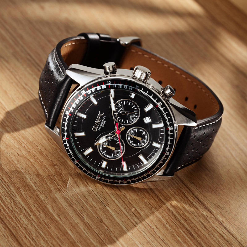 olympic-mason-ol72hsl076-herenhorloge-zwart-met-zwarte-leren-band-staal-o-44-mm