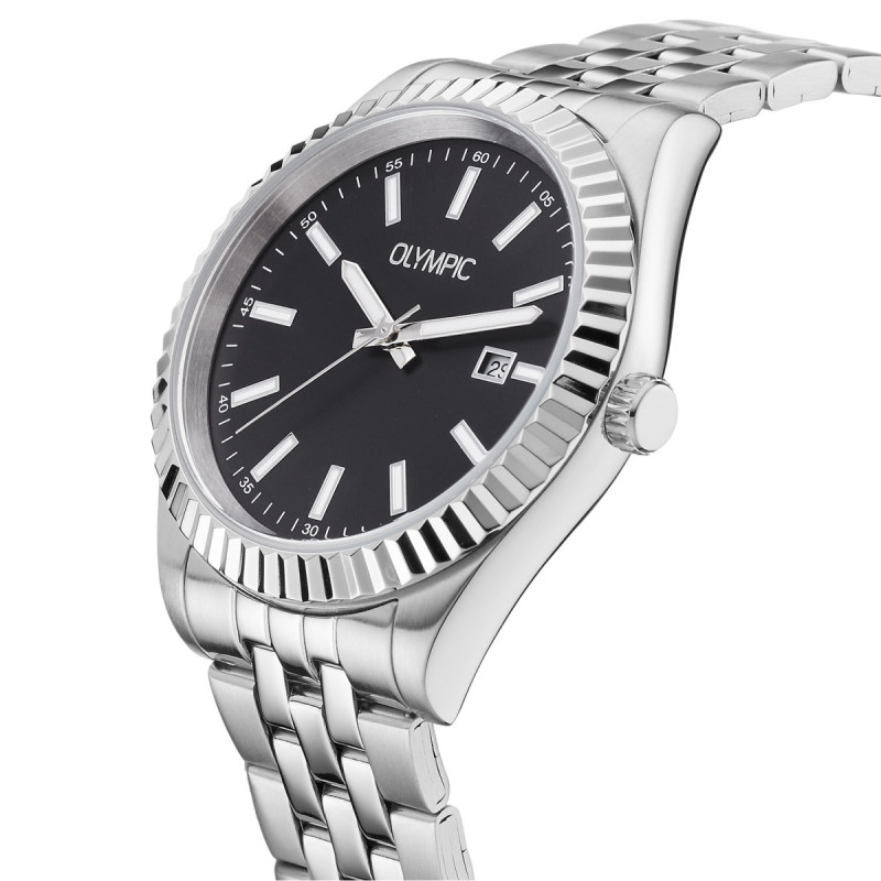 olympic-novi-ol75hss007-zwart-herenhorloge-van-staal-met-datumweergave-o-40-mm