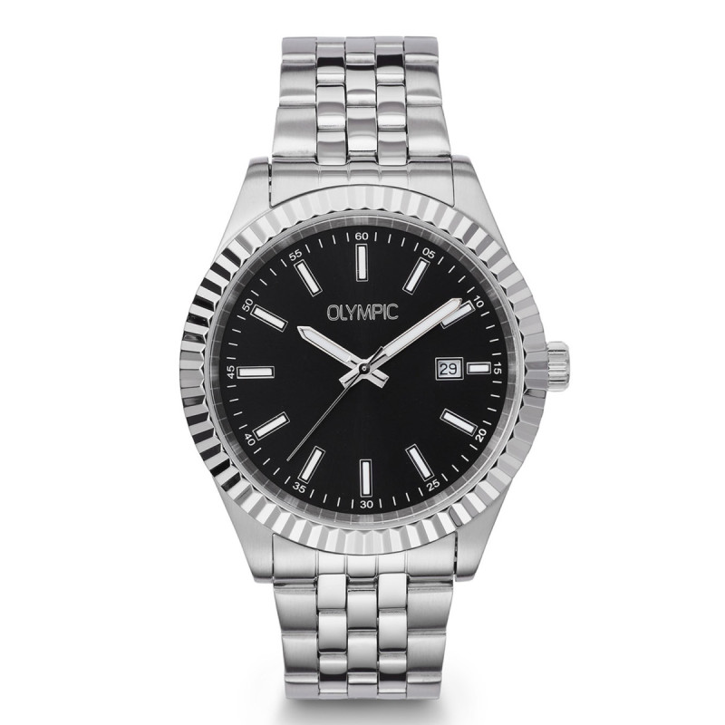 olympic-novi-ol75hss007-zwart-herenhorloge-van-staal-met-datumweergave-o-40-mm