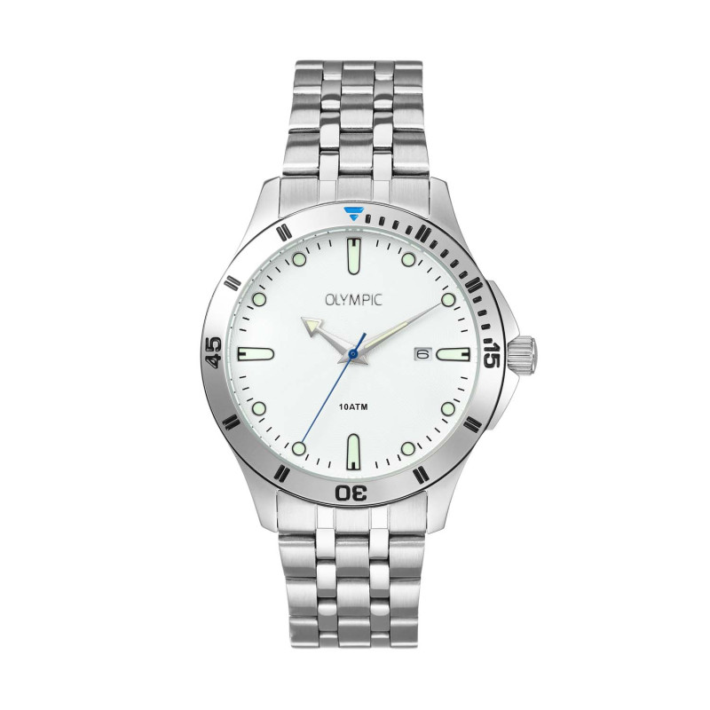olympic-quinn-ol72hss407-herenhorloge-staal-met-witte-wijzerplaat-o-41-mm