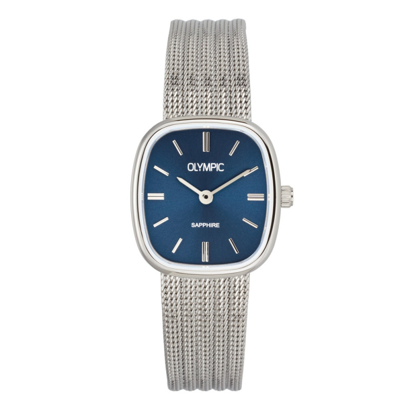 olympic-retro-ol73dss002-dameshorloge-met-stalen-band-en-blauwe-wijzerplaat-o-25-mm