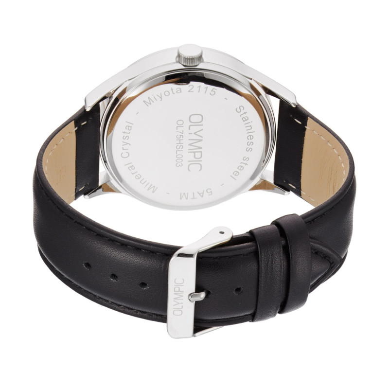 olympic-senne-ol75hsl003-herenhorloge-staal-met-zwarte-leren-band-o-43-mm