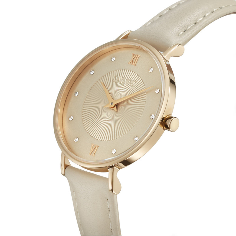 olympic-soline-ol1ddl001-dameshorloge-met-leren-band-en-goudkleurige-kast-o-32-mm