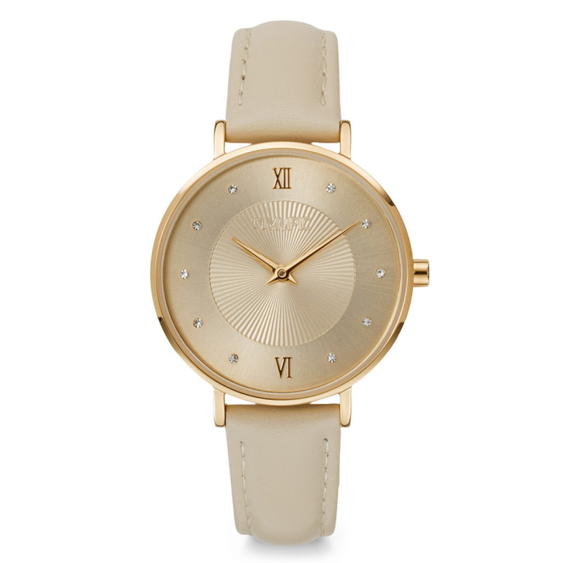 olympic-soline-ol1ddl001-dameshorloge-met-leren-band-en-goudkleurige-kast-o-32-mm
