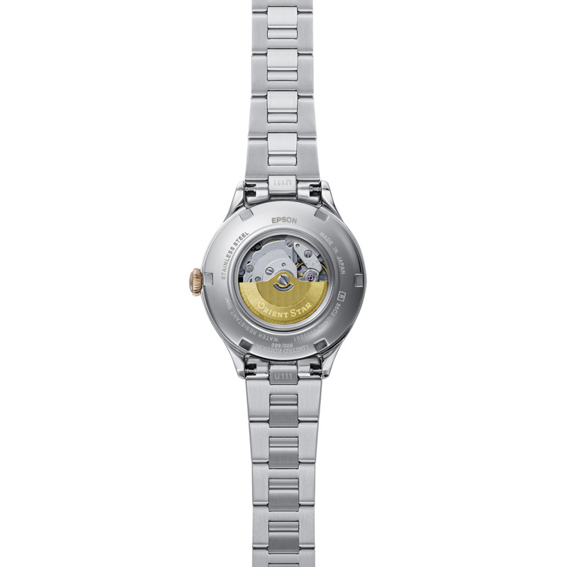 orient-star-re-nd0022l-zilverkleurig-dameshorloge-met-stalen-schakelband-en-blauwe-wijzerplaat-31-mm