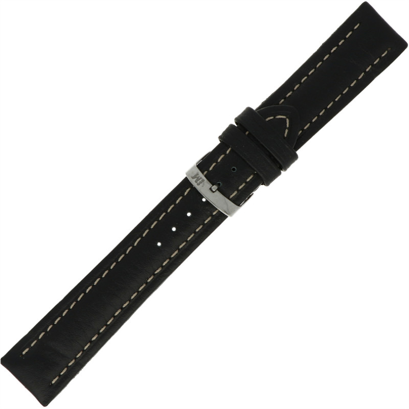 morellato-pmu019kuga-zwart-leren-horlogeband-met-lichtbruin-stiksel