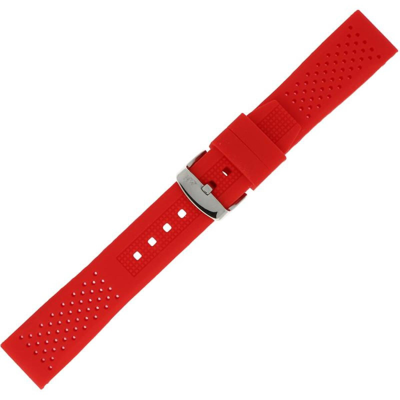 morellato-pmx083sile-horlogeband-rood-rubber-met-zilverkleurige-gesp