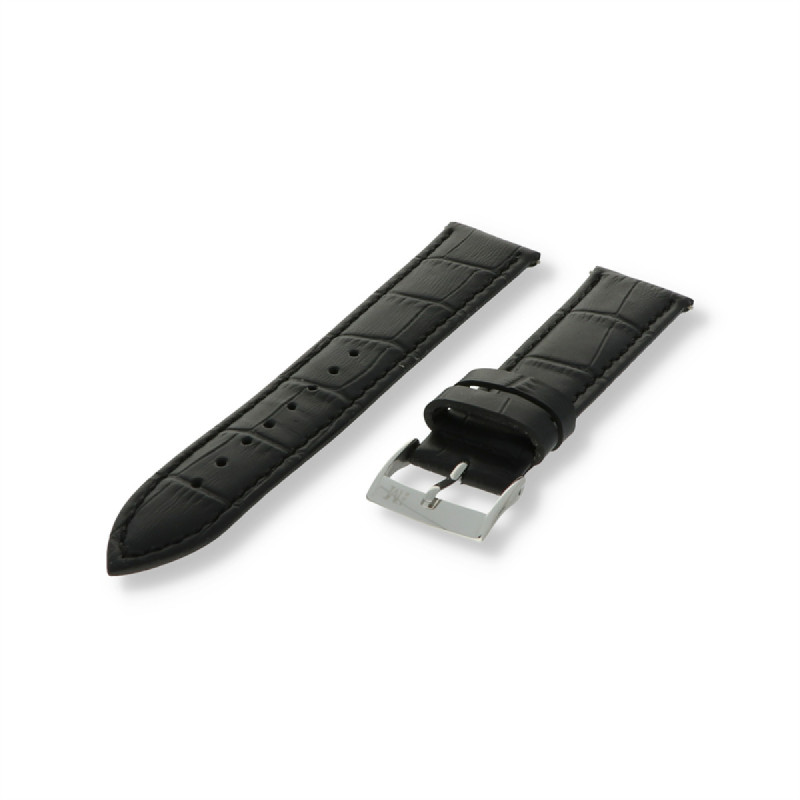 morellato-pmy019bolle-zwarte-leren-horlogeband-met-kroko-patroon-en-zilverkleurige-gesp