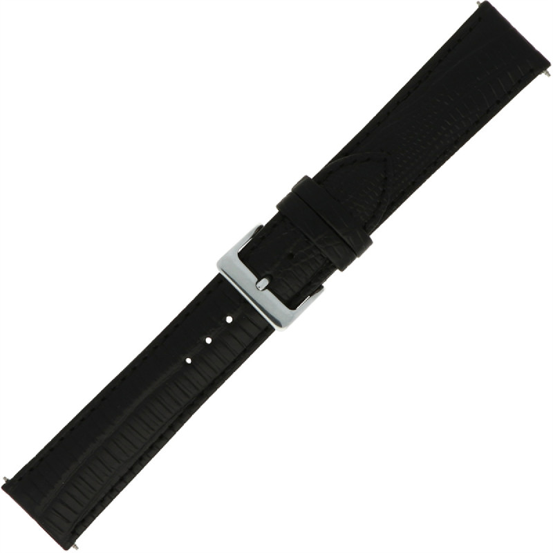 pex-px12-410zw-zwart-leren-horlogebandje-met-zilverkleurige-gesp-en-hagedis-patroon