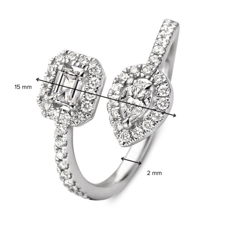 asymmetrische-witgouden-ring-met-diamanten-in-twee-slijpvormen