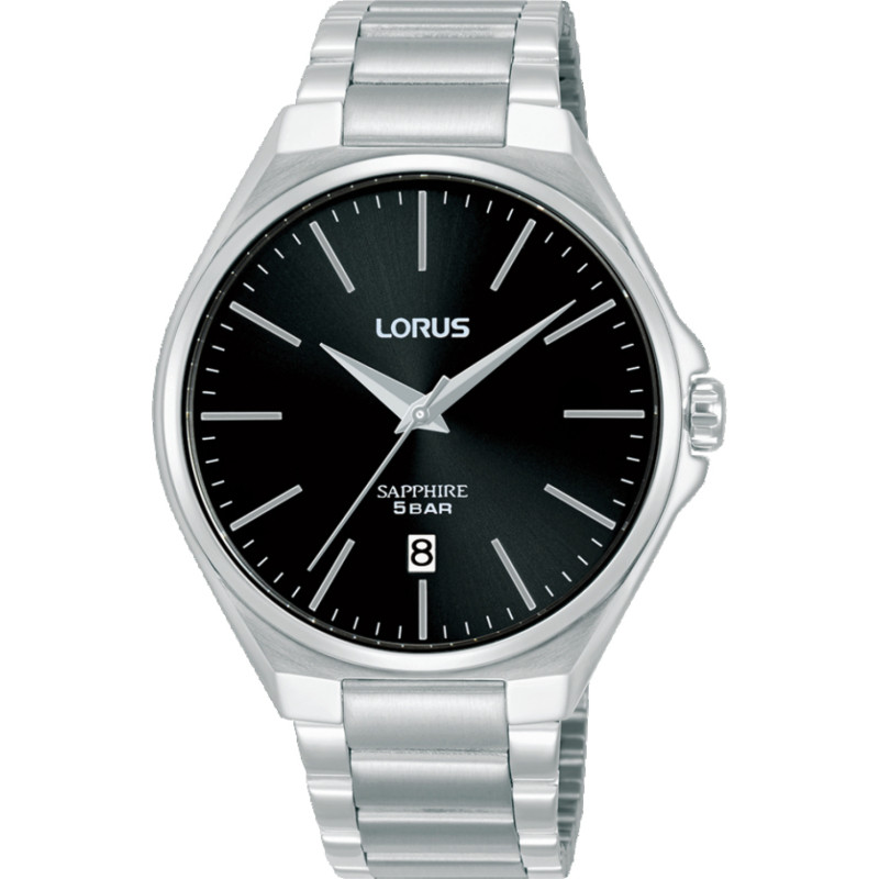 lorus-rs945dx9-herenhorloge-van-zilverkleurig-staal-met-zwarte-wijzerplaat-en-datumweergave-o-40-mm