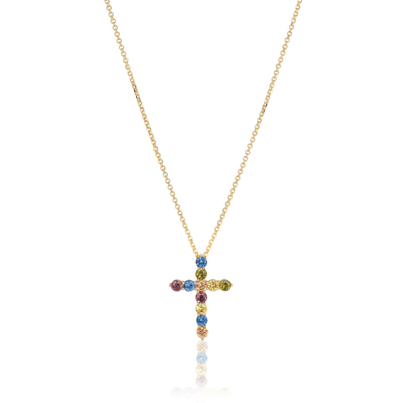 sif-jakobs-belluno-sj-n2394-xcz-yg-gold-plated-ketting-met-kruisvormige-zirkonias-165-mm-breed-lengte-45-cm
