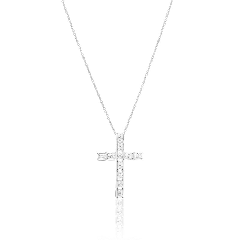sif-jakobs-roccanova-sj-n2396-cz-zilveren-ketting-kruisvorm-hanger-zirkonia-24-mm-breed-lengte-45-cm