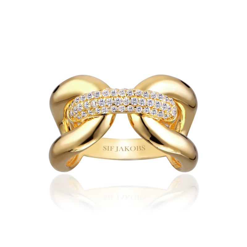 sif-jakobs-sj-r62016-cz-sg-goudkleurige-ring-met-gevlochten-zirkonia-patroon-4-mm-breed