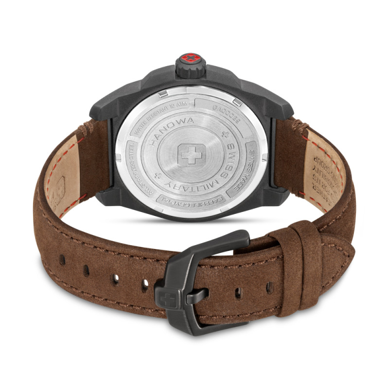 swiss-military-hanowa-fieldmaster-smwga0003940-horloge-met-bruine-leren-band-o40-mm