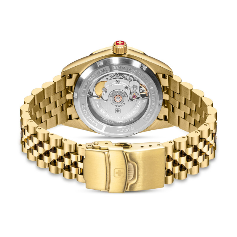 swiss-military-hanowa-master-diligenter-smwgl0005412-herenhorloge-van-gold-plated-staal-met-groene-wijzerplaat