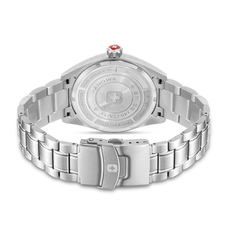 swiss-military-hanowa-pioneer-smwgh0004103-quartz-horloge-met-blauwe-wijzerplaat-en-stalen-band-41-mm