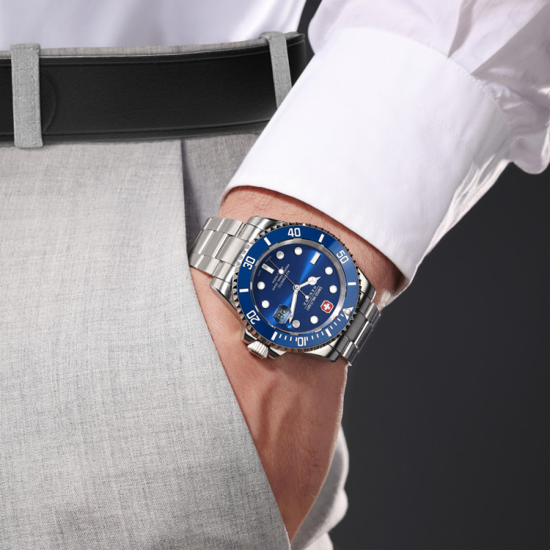 swiss-military-hanowa-sealord-smwgl0006304-automatisch-horloge-van-staal-met-blauwe-wijzerplaat-o-41-mm