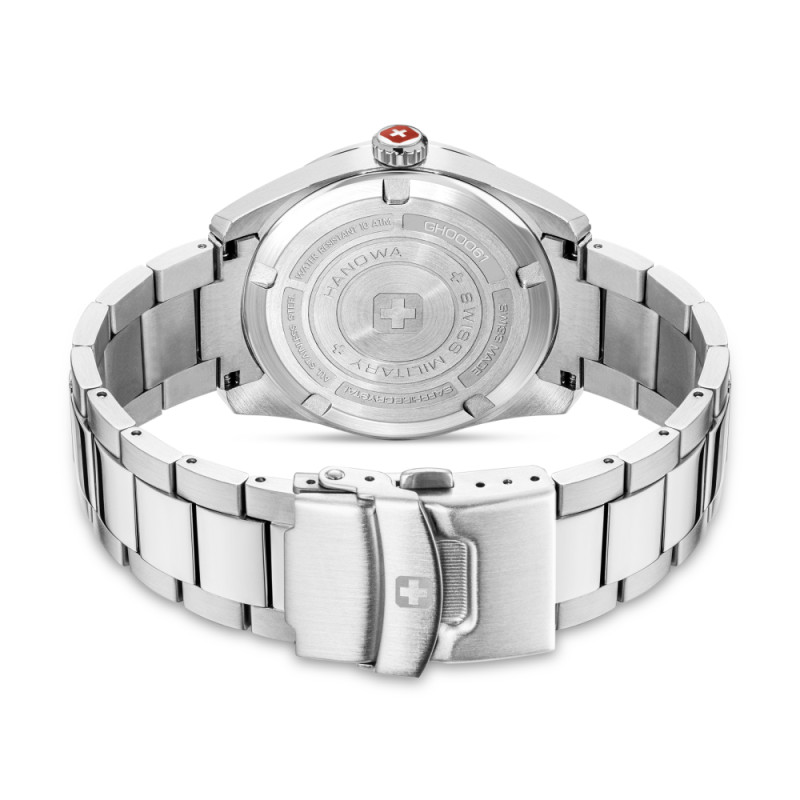swiss-military-hanowa-silver-fir-smwgh0006101-herenhorloge-van-zilverkleurig-staal-en-groene-wijzerplaat-42-mm