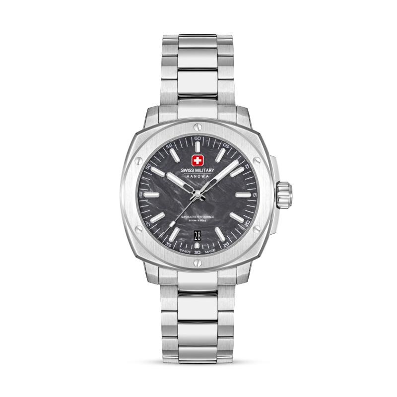 swiss-military-hanowa-sirius-lightning-smwgh0007101-grijs-horloge-van-staal-en-datumweergave-40-mm