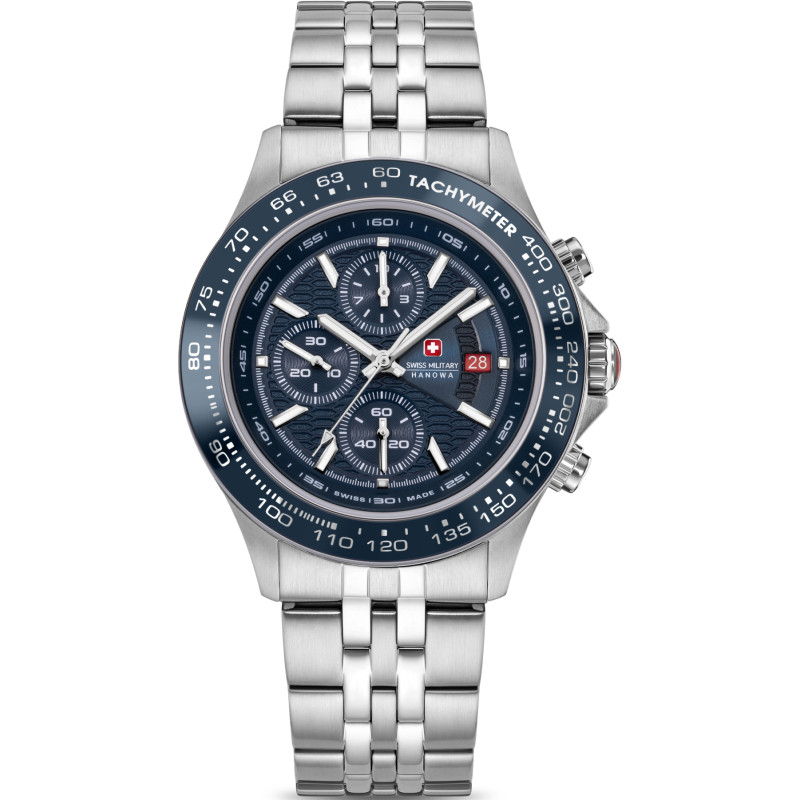 swiss-military-hanowa-watchman-smwgi0003403-chronograaf-horloge-met-blauwe-wijzerplaat-en-stalen-band-43-mm