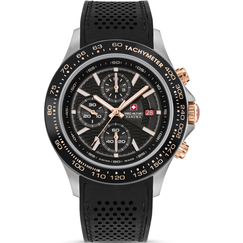 swiss-military-hanowa-watchman-smwgo0003401-stoer-chronograaf-herenhorloge-van-staal-leer-en-siliconen-o-43-mm