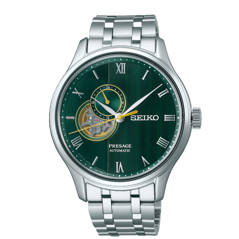 seiko-presage-ssa463j1-automatisch-herenhorloge-van-staal-met-groene-wijzerplaat-o-42-mm